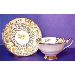 Elizabethan China Cup & Saucer - 25th #1493021