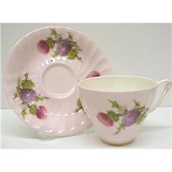 Queen Anne Cup & Saucer THISTLE #1493029