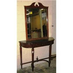 French Console with mirror c.1940 #1493164