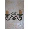 French Pair of wrought iron sconces #1493176