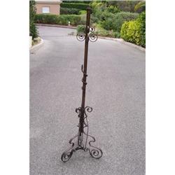 Wrought iron lamp stand #1493179