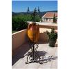 French wrought iron lamp stand #1493183