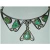Image 1 : STERLING TURQUOISE NECKLACE FINE HANDCRAFTED #1493219