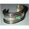 Image 1 : STERLING TURQUOISE BRACELET CUFF FINE #1493220