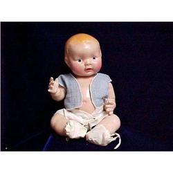 Composition Baby Boy Doll, 1940's, Jointed #1493353