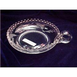 Imperial "Candlewick" Etched Nappy Bowl  #1493371