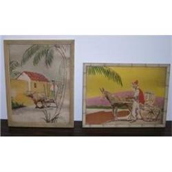 Four Mexican watercolors, circa 1950 #1493428