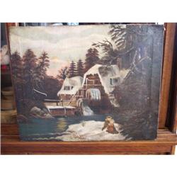 Primitive Oil Painting #1493490