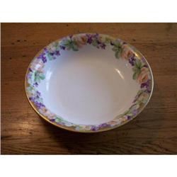 BAVARIA BOWL-Violets and Roses #1493497