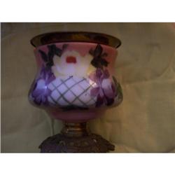 Antique Hand Painted Lamp Base #1493521