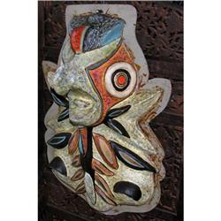 UNUSUAL ORIG LG MEXICAN INDIAN BIRD-SPIRIT MASK#1493559