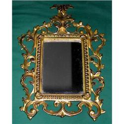 BRASS FLORENTINE-STYLE MIRROR #1493563