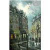 ORIG OIL PAINTING OF PARIS STREETSCAPE #1493574