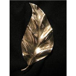 Vintage Brooch Signed 900 Silver Industria #1493585