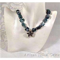 Mystical Dark Obsidian Gemstone Necklace~96 #1493622