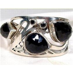 Mystical Allure of Fully Faceted Black Onyx #1493635