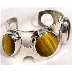 Magnificent Tigereye Sterling Cuff #1493639