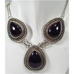 Spectacular Amethyst Teardrop Necklace  #1493648