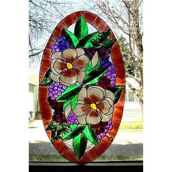 Oval Magnolia Window Painting  #1493656