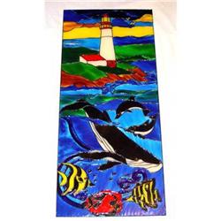 Nautical Ocean 16x36  Landscape  #1493661