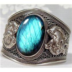 LABRADORITE Dragon Cuff  #1493681