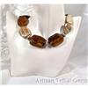 Genuine Tigereye & Agate Earthy Necklace~143 #1493697