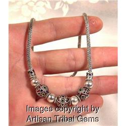 The PERFECT Thai Enamel Sterling Necklace #1493781