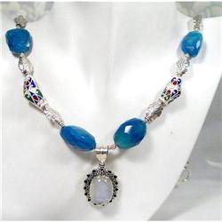 Original~Chalcedony Thai Enamel BY Vera #1493839