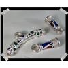 RARE Thai ENAMEL Sterling BEADS~44 GRAMS #1493869