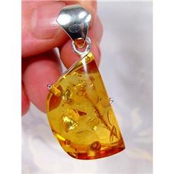 Positively GLOWING Baltic Amber Sterling #1493928