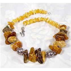 MOST FINE Handcrafted Baltic Amber Choker #1493932