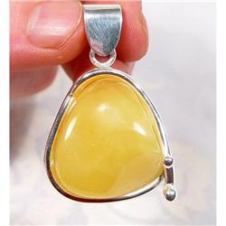 Stimulating BUTTER  Baltic Amber Sterling #1493936