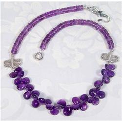 Amethyst PERFECTION Gemstone Choker #1493940