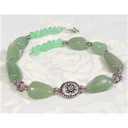 Massive Green Adventurine Nugget Necklace #1493941