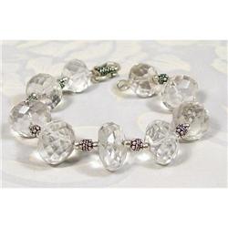 Fully Faceted Healing CRYSTAL  Bracelet #1493942
