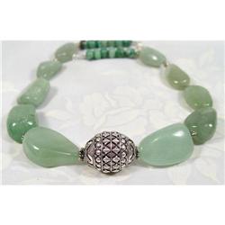 Chrysocola Adventurine Nugget Necklace~152 #1493960