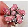 PHENOMENAL Rhodochrosite Gemstone  Sterling #1493964
