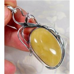 A Winter Fantasies of Baltic Amber Pendant~25.3#1493978