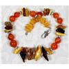 Baltic Amber Carnelian Gemstone Choker #1494011