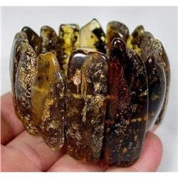 Artisan Natural Baltic Amber Bracelet~42grams #1494017