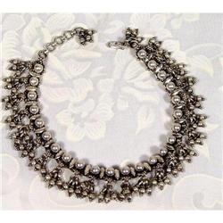 Rajasthan  Dangling Ghungroos Sterling Anklet #1494023