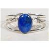 Image 1 : Genuine Lapis Lazuli Sterling Cuff #1494030