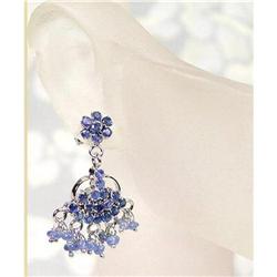 WOW~Princess Sapphire Sterling Earrings #1494031