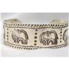 Image 1 : Magical Elephant Hilltribe Silver Cuff #1494042