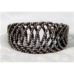 Bold~so Unique Karen Cuff Bracelet~95grams #1494046