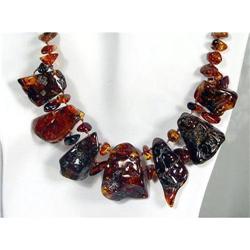 Romantic Genuine Artisan Baltic Amber Choker #1494071