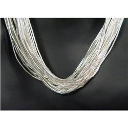 Stunning~Artisan Liquid Silver Chain~  #1494080