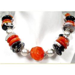 Handcrafted Tribal Gemstone Choker ~142g #1494083