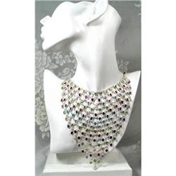 Exquisite Rainbow Jaal Necklace #1494094