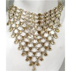 Carnelian Silver Jaal Necklace~44gr #1494096